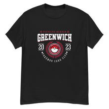 Load image into Gallery viewer, Greenwich Pokemon Card Club Founders Adult T-shirt 1 - Limited Edition